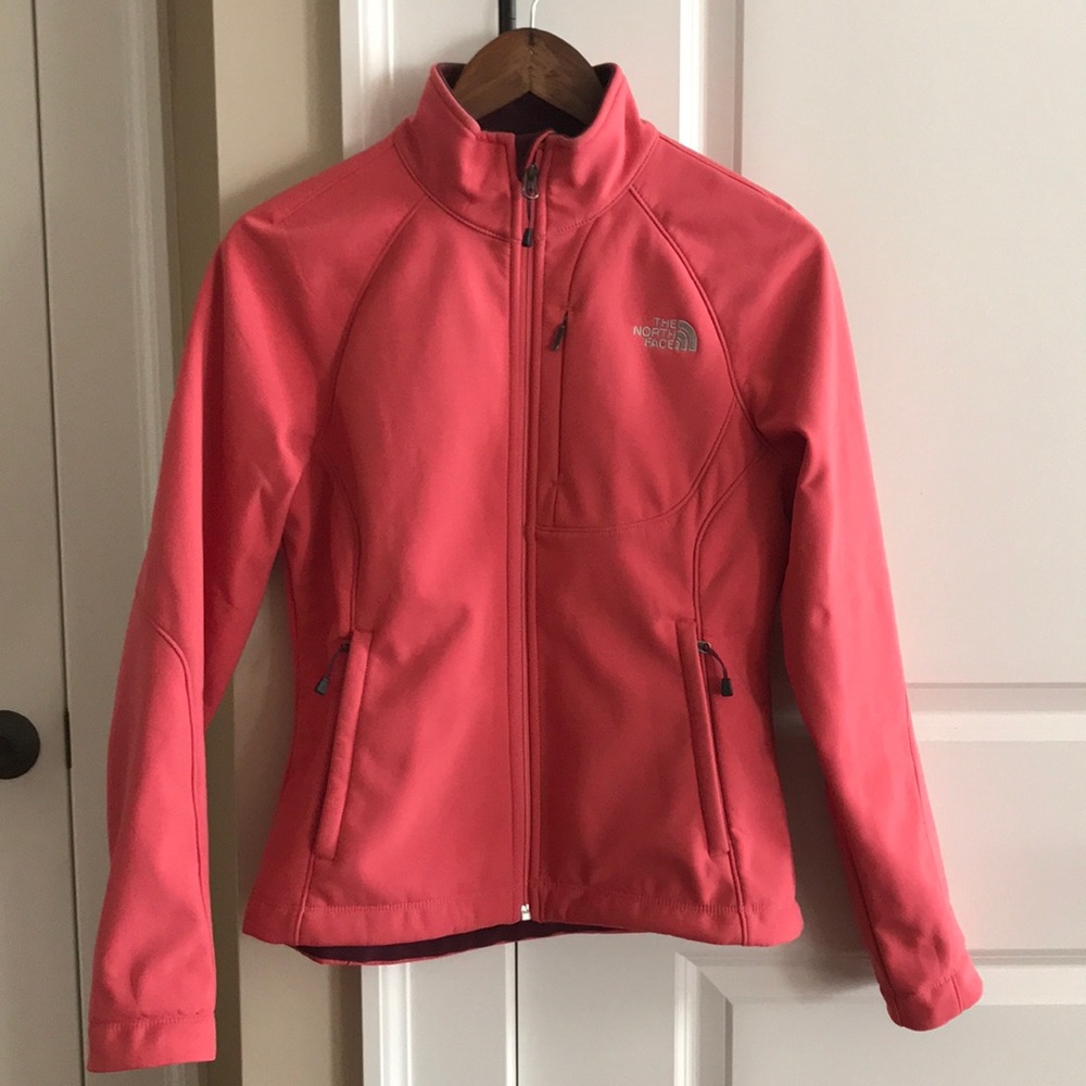 Women’s The North Face pink shell jacket